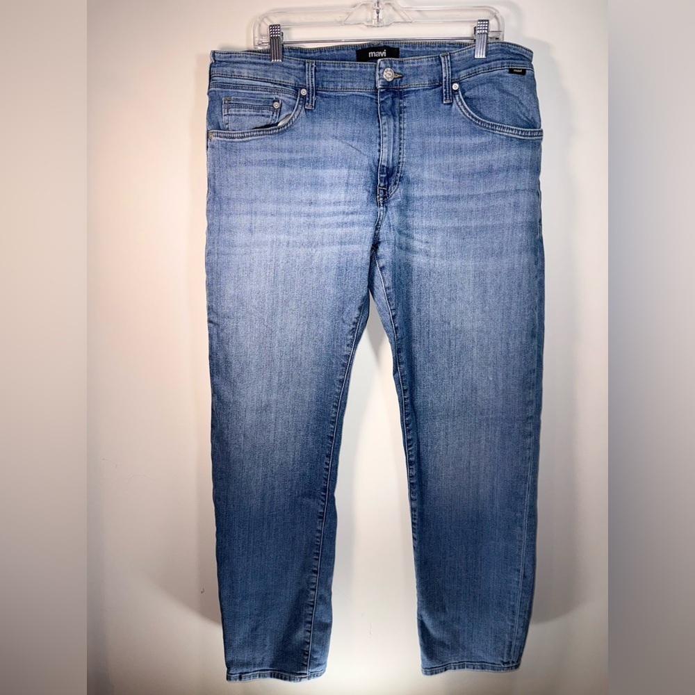 Mavi Designer Men's Zach Straight Blue Jeans size 36/32